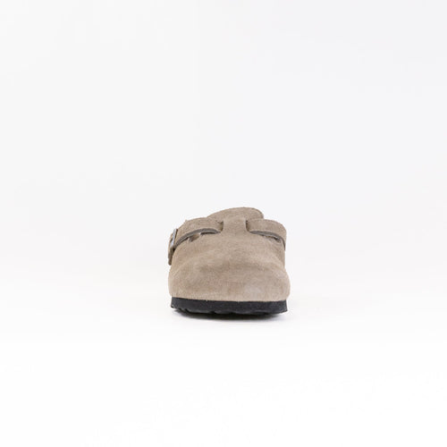 Boston Lammfell (Damen) - Taupe Veloursleder