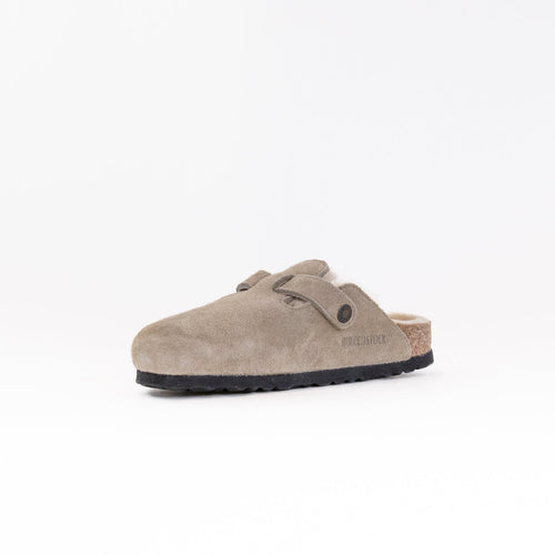 Boston Lammfell (Damen) - Taupe Veloursleder