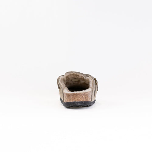 Boston Lammfell (Damen) - Taupe Veloursleder