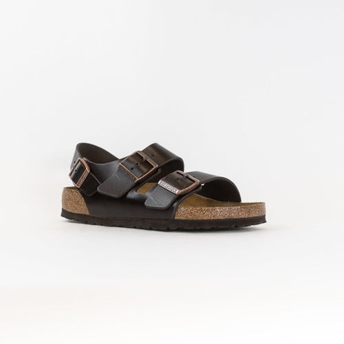 Milano Weiches Fußbett (Unisex) - Braun Amalfi Leder