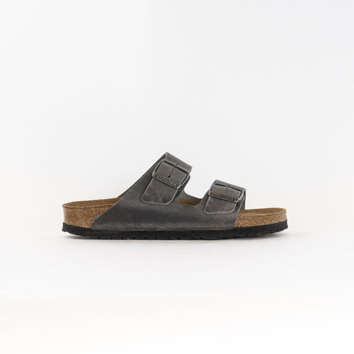 Arizona Weiches Fußbett (Unisex) - Eisengrau Geöltes Leder