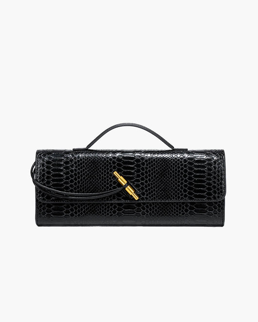 Bianca Kroko-Prägeleder-Tasche