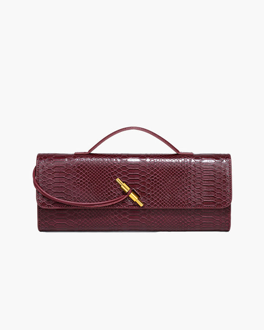 Bianca Kroko-Prägeleder-Tasche
