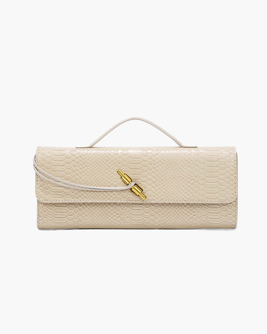 Bianca Kroko-Prägeleder-Tasche