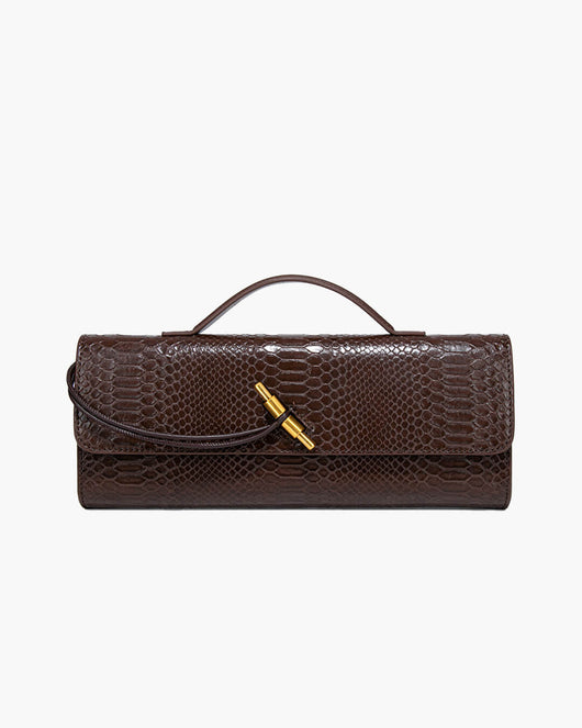 Bianca Kroko-Prägeleder-Tasche