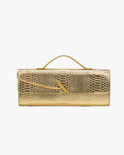 Bianca Kroko-Prägeleder-Tasche