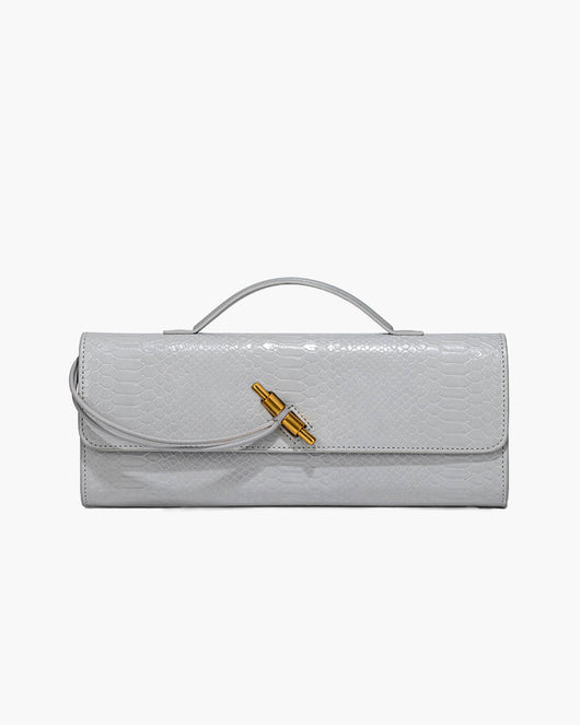 Bianca Kroko-Prägeleder-Tasche