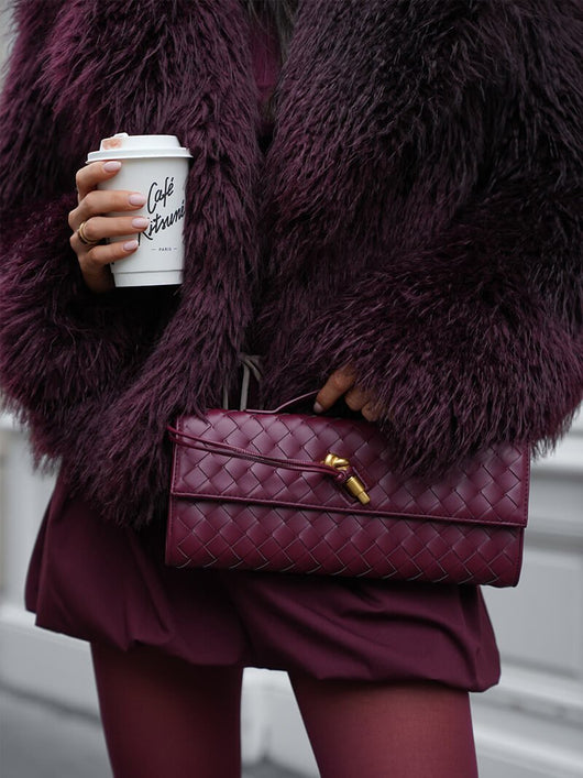 Bianca Geflochtene Tasche