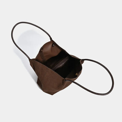Cheska Wildleder-Shopper-Tasche mit Etui