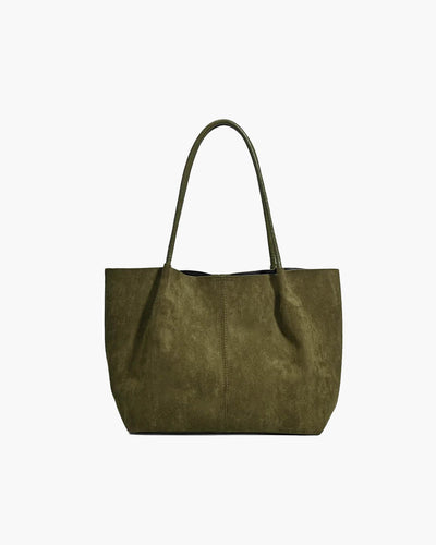 Cheska Wildleder-Shopper-Tasche mit Etui