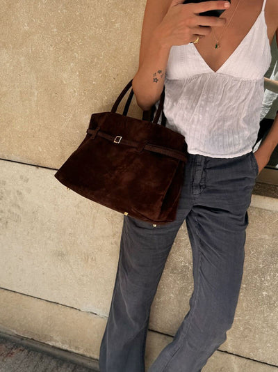 Dalila Wildleder-Tasche