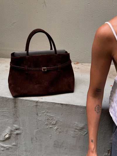 Dalila Wildleder-Tasche