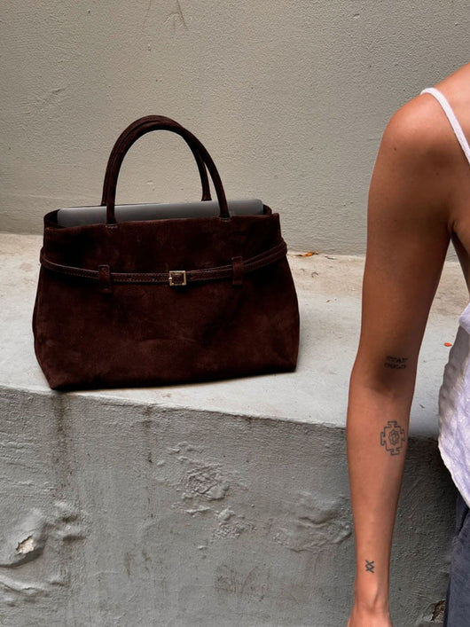 Dalila Wildleder-Tasche