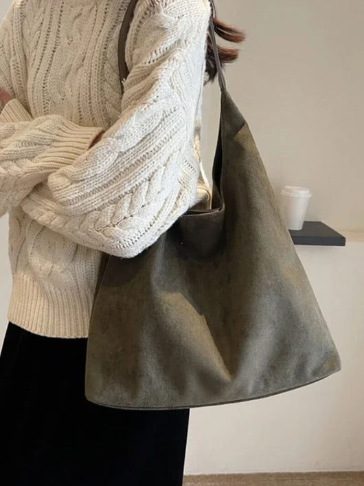 Jenna Wildleder-Tasche