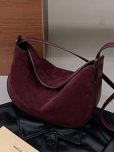 Lily Kunstwildleder-Tasche