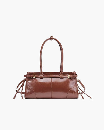 Luna Schultertasche mit Gürteldetail