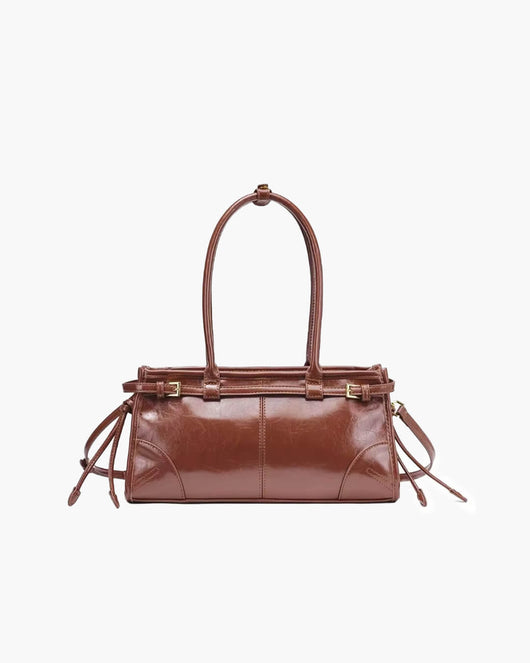 Luna Schultertasche mit Gürteldetail