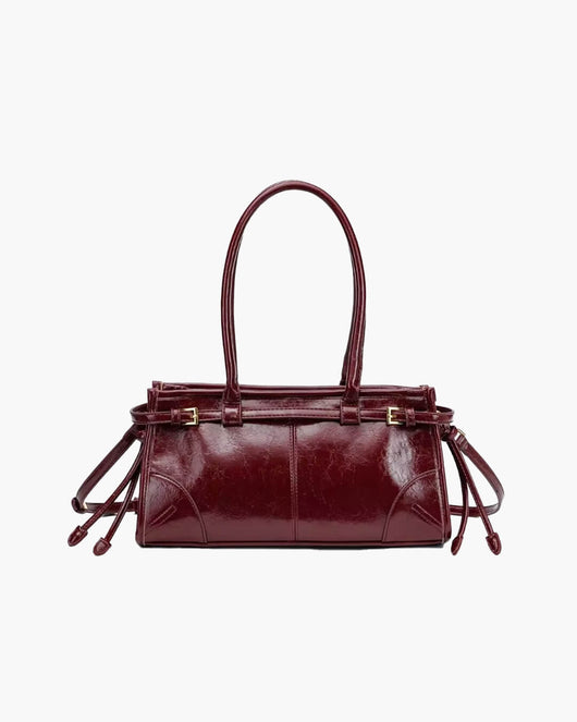 Luna Schultertasche mit Gürteldetail