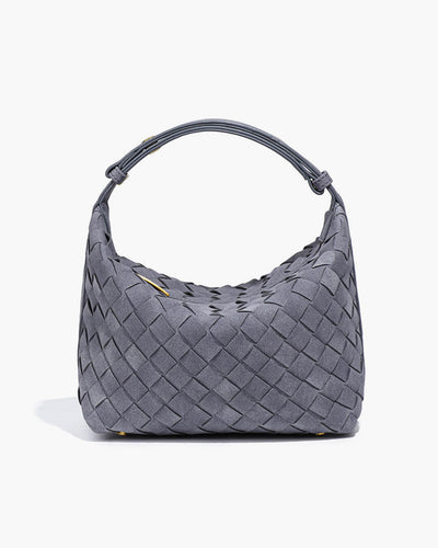 Mica Geflochtene Wildleder-Tasche