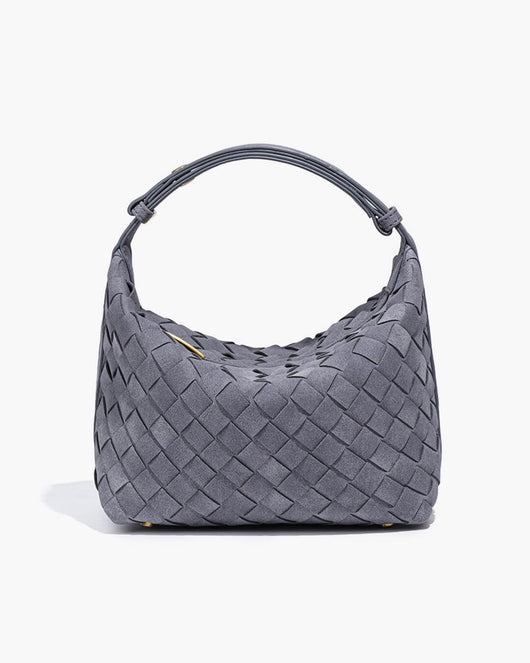 Mica Geflochtene Wildleder-Tasche