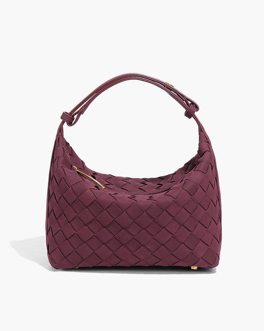 Mica Geflochtene Wildleder-Tasche