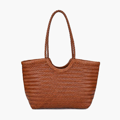 Rica Geflochtene Kunstleder-Tasche