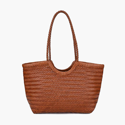 Rica Geflochtene Kunstleder-Tasche