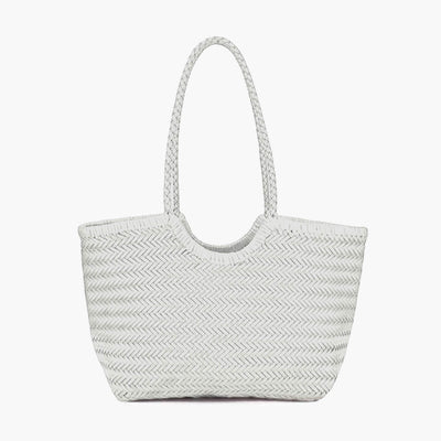 Rica Geflochtene Kunstleder-Tasche