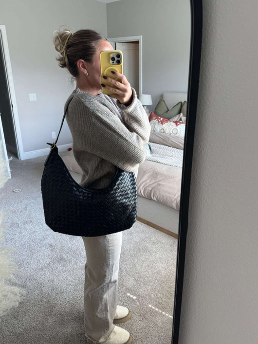 Scarlett Geflochtene Shopper-Tasche