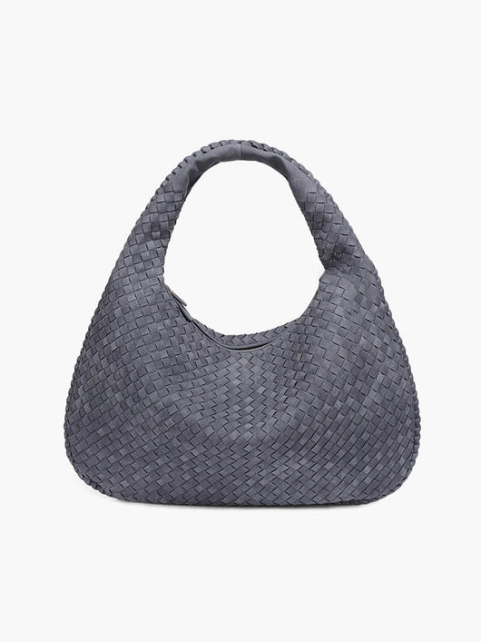 Wildleder Geflochtene Tasche XL