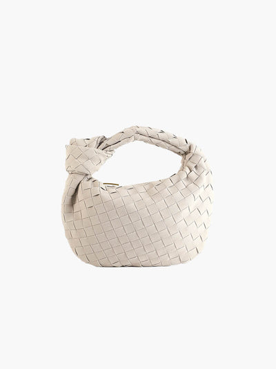 Geflochtene Mini-Tasche aus Wildleder