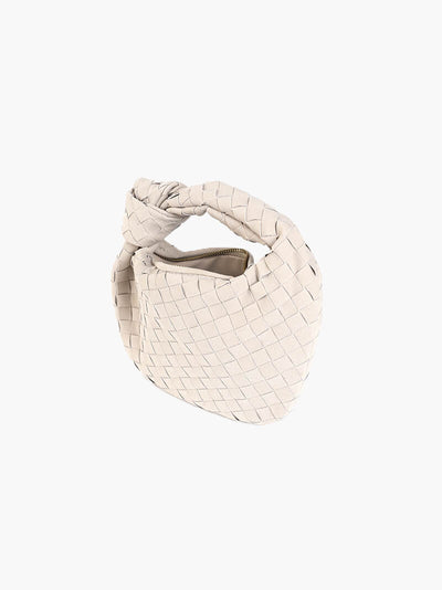 Geflochtene Mini-Tasche aus Wildleder